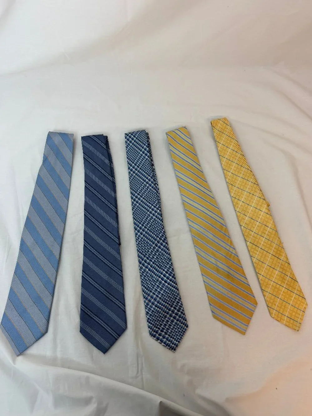 Set of 5 Men's Ties-Nautica, Jones New York, Brooks Brothers